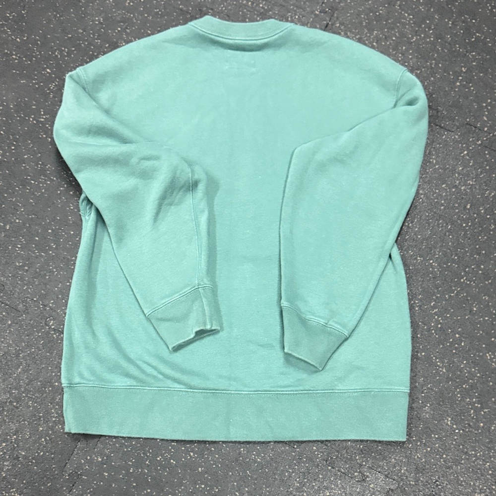 Abercrombie & Fitch GAME DAY Sunday Crewneck - Mint Green - Picture 6 of 9